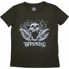 Feathered Winged Skull T-Shirt - Green