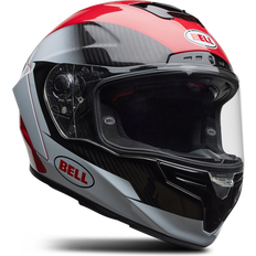 Moottoripyörävarusteet Bell Race Star DLX Flex Full Face Helmet - Red/Grey/Black Man