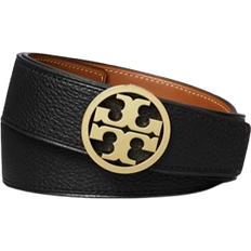 Tory Burch 黒 レザー ベルト Amazon.com: Tory Burch 88322 Black And Classic Tan Women's