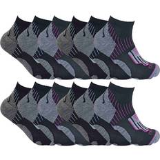 Ladies Black Low Cut Cycling Socks