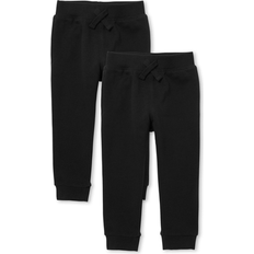 The Children's Place Baby & Toddler Fleece Jogger Pants 2-pack - Black