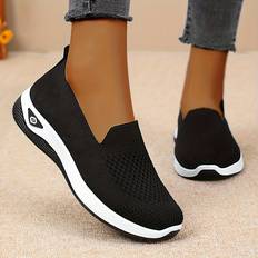 Trainers Temu Purple Slip-On Sneakers Comfortable Breathable - Purple