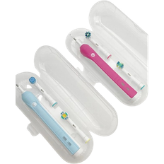 Shein 1pc Portable Universal Electric Toothbrush Storage Box, Clear Electric Toothbrush Holder For Travel Outdoor Organizer Case Home Bathroom Decor Summer
