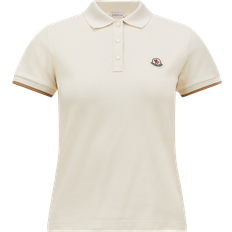 Moncler Herr Överdelar Moncler Topp Polo Collar Natural