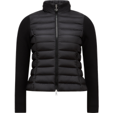 Moncler Uldtrøje Med Aftagelig Hætte - Sort