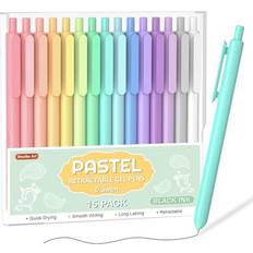 Shuttle Art Gel Pens Shuttle Art Retractable Black Gel Pens Set 15 Pack