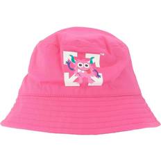 Pink Bucket Hats Children's Clothing Off-White Monster Bucket Hat - Pink/White