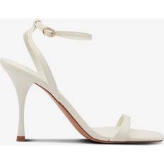 Mango Sko Mango Sandal Med Hæl Rose Kvinde Light Beige