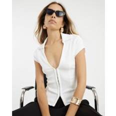 River Island Polo Shirts River Island Womens White Polo Shirt