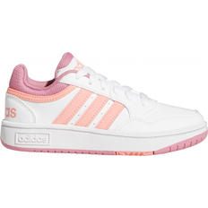 adidas Kid's Hoops 3.0 - Cloud White/Rose Tone/Acid Red