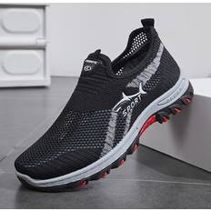 Men Trainers Temu Men's Breathable Slip-On Sneakers - Comfortable
