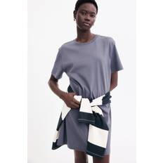Clothing H&M Ladies T-shirt Dress - Dark Grey