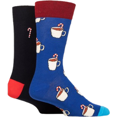 Happy Socks Candy Cane & Cocoa Socks 2-pack - Multicolour