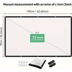 Compact Portable Projection Screen