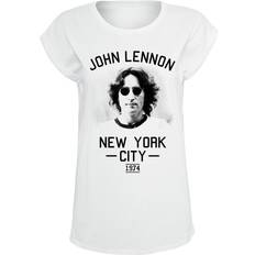 John Lennon T-shirt NYC 1974 - Vit