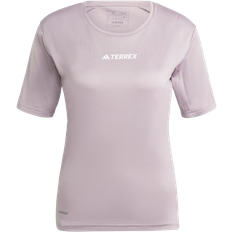 Gång & Vandring - Lila T-shirts adidas Women's Terrex Multi Tee - Preloved Fig