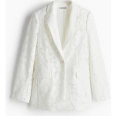 H&M White Blazers H&M Ladies White Lace Blazer