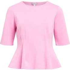 Cropped Bluser Object Bluse Frosting Toppe - Lys Pink