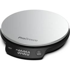 Pro Breeze Stainless Steel Digital Kitchen Scale Silver