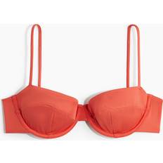 H&M Ladies Coral Red Bikini Top - Coral Red