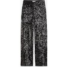 Sequins Trousers H&M Ladies Sequined Trousers - Black