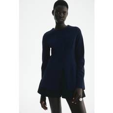 Blue - Women Blazers H&M Ladies Interlock Blazer - Navy Blue