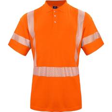 ProJob Mens Reflective Polo Shirt - Orange