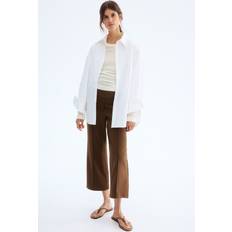 H&M Brun MAMA Ankellång Byxa Interlock XS