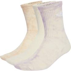 Adidas Pink Underwear adidas Tie Dye Crew Socks 3 Pack - Halo Blush/Silver Dawn/Cream White