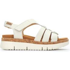 Kilklack - Vita Sandaler Pikolinos Dam Sandal Lätt Lätt Läder Off White