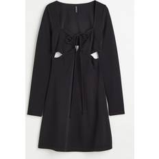 H&M Ladies Cut-Out Dress - Black