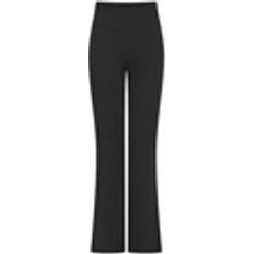 SF Womens Ladies Flared Leggings - Black