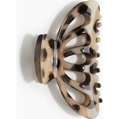H&M Dame Lys Beige Leopardmønstret Hårklemme Plast