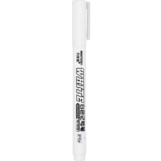 12/5/4/3/2/1 Pc(S) White Fine Tip Waterproof Drawing, Graffiti, Marker Pen, Permanent Neutral Pen For Fabric, Wood, Marking (Standard Size Is 5 Pcs Per Pack) Back To School