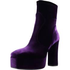Dame - Lilla Ankelstøvler Heeled Støvler Dame - Lilla