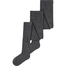 Name It Tights 2-pack - Dark Grey Melange (13211732)