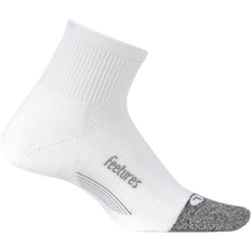 Feetures Elite Ultra Light Quarter Socks - White