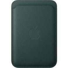Apple FineWoven Wallet with MagSafe for iPhone 16 Dark Green