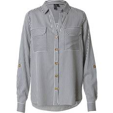 Vero Moda Bumpy Shirt - Navy Stripe