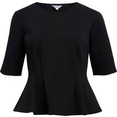 Cropped Bluser Object Top Top E Pa Kvinde Bluse - Sort
