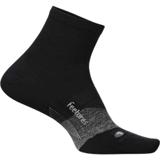 Elite Ultra Light Quarter Socks - Heather Black