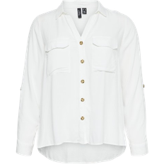 Vero Moda Cbumpy Shirt - White/Snow White