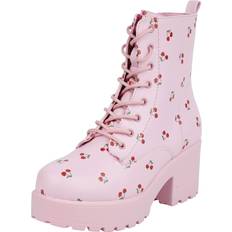 Plateau Høje støvler KOI Cherry Passion Platform Boots - Pink