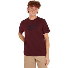 Tommy Hilfiger Purple Tops Tommy Hilfiger Mens Embroidered Logo T-Shirt - Purple
