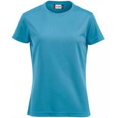 Træningstøj - Turkis Overdele Clique Ice T-shirt W - Turquoise