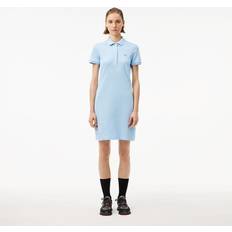 Lacoste Dresses Lacoste Slim Fit Stretch Mini Piqué Polo Dress - Blue