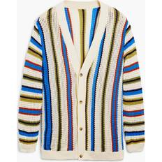 Desigual Koftor Desigual Striped Knit Cardigan