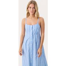 Hør Kjoler Part Two Reysapw Dr Kjoler Marina Blue White Stripe
