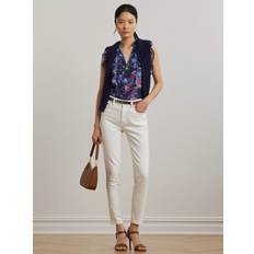 Ralph Lauren Blouses Ralph Lauren Perlette Floral Ruffle Top - Blue Multi