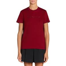 Moncler T-shirts Moncler Bomull T-shirt Med Logotyp Dam
